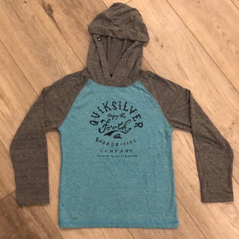Quiksilver Boy’s Long Sleeve Hooded Tee